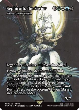 Sephiroth, the Savior - Atraxa, Grand Unifier (Showcase)  (FCA-049) - [FINAL FANTASY: Through the Ages] - Trinity Hobby