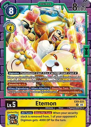 Etemon (EX9-031) - [Versus Monsters] Foil - Trinity Hobby