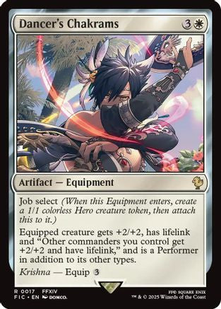 Dancer's Chakrams  (FIC-017) - [Commander: FINAL FANTASY] - Trinity Hobby
