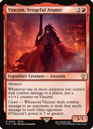 Vincent, Vengeful Atoner  (FIC-064) - [Commander: FINAL FANTASY] - Trinity Hobby