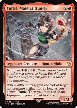 Yuffie, Materia Hunter  (FIC-065) - [Commander: FINAL FANTASY] - Trinity Hobby