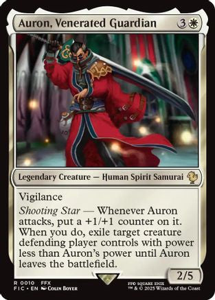 Auron, Venerated Guardian  (FIC-010) - [Commander: FINAL FANTASY] - Trinity Hobby