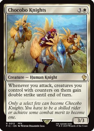 Chocobo Knights  (FIC-012) - [Commander: FINAL FANTASY] - Trinity Hobby