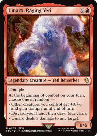 Umaro, Raging Yeti  (FIC-063) - [Commander: FINAL FANTASY] - Trinity Hobby