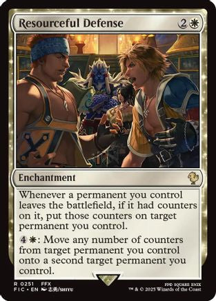 Resourceful Defense  (FIC-251) - [Commander: FINAL FANTASY] - Trinity Hobby