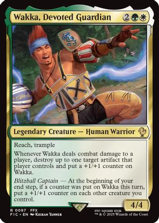 Wakka, Devoted Guardian  (FIC-097) - [Commander: FINAL FANTASY] - Trinity Hobby
