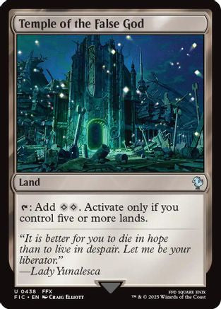 Temple of the False God  (FIC-438) - [Commander: FINAL FANTASY] - Trinity Hobby