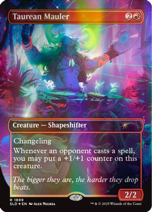 Taurean Mauler (Double Rainbow Foil) (SLD-1899) - [Secret Lair Drop Series] Foil - Trinity Hobby