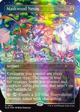 Maskwood Nexus (Double Rainbow Foil) (SLD-1904) - [Secret Lair Drop Series] Foil - Trinity Hobby