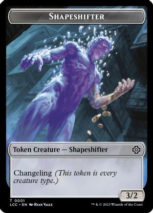 Shapeshifter // Cat Double-Sided Token (SLD-1 // 11) - [Secret Lair Drop Series] - Trinity Hobby