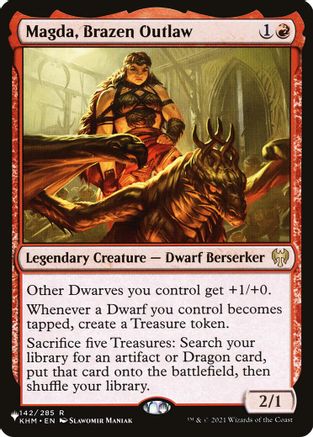 Magda, Brazen Outlaw  (LIST-142/285) - [The List Reprints] - Trinity Hobby