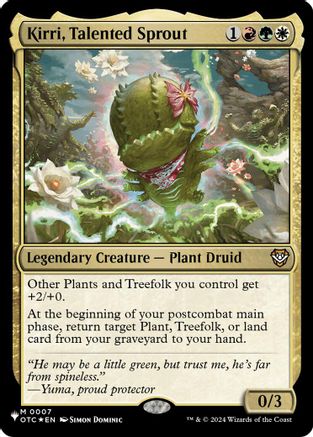 Kirri, Talented Sprout (OTC) (LIST-007) - [The List Reprints] - Trinity Hobby