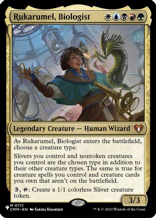 Rukarumel, Biologist (CMM) (LIST-711) - [The List Reprints] - Trinity Hobby
