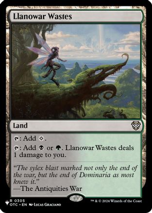 Llanowar Wastes (OTC) (LIST-305) - [The List Reprints] - Trinity Hobby