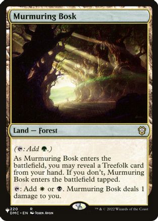 Murmuring Bosk (DMC) (LIST-220) - [The List Reprints] - Trinity Hobby