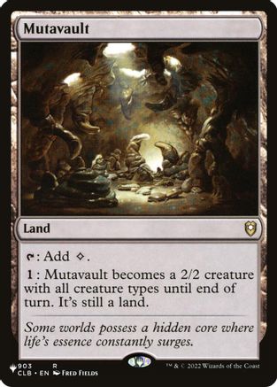 Mutavault (CLB) (LIST-903) - [The List Reprints] - Trinity Hobby