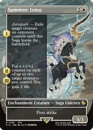 Summon: Ixion (Borderless)  (FIC-195) - [Commander: FINAL FANTASY] - Trinity Hobby