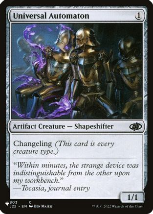 Universal Automaton (J22) (LIST-803) - [The List Reprints] - Trinity Hobby