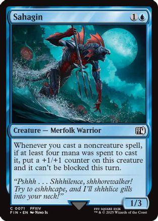 Sahagin  [Foil]  (FIN-071) - [FINAL FANTASY] - Trinity Hobby