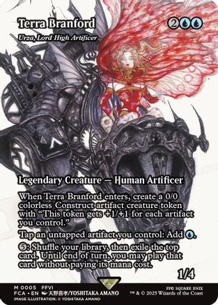 Urza, Lord High Artificer  (FCA-005) - [FINAL FANTASY: Through the Ages] / Terra Branford (Borderless) - Trinity Hobby