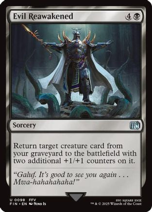 Evil Reawakened  [Foil]  (FIN-098) - [FINAL FANTASY] - Trinity Hobby
