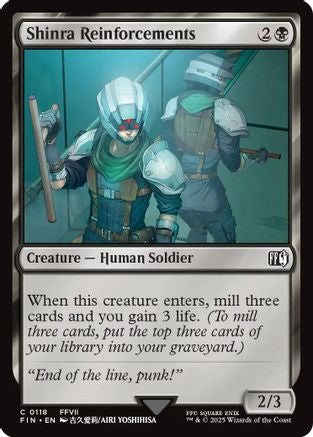Shinra Reinforcements  [Foil]  (FIN-118) - [FINAL FANTASY] - Trinity Hobby