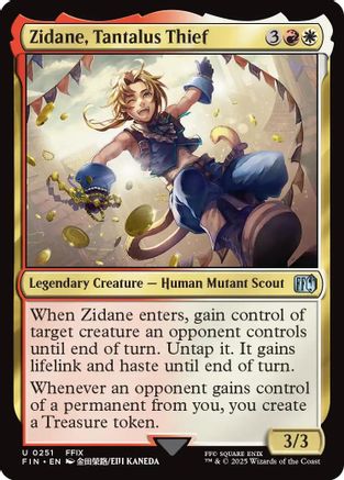 Zidane, Tantalus Thief  [Foil]  (FIN-251) - [FINAL FANTASY] - Trinity Hobby