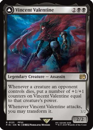 Vincent Valentine  [Foil]  (FIN-125) - [FINAL FANTASY] - Trinity Hobby