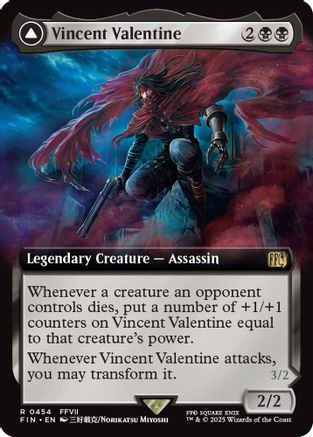 Vincent Valentine (Extended Art)  [Foil]  (FIN-454) - [FINAL FANTASY]: (Extended Art) - Trinity Hobby