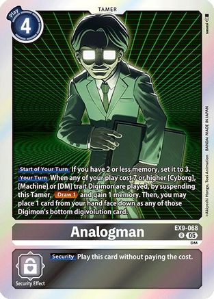 Analogman (EX9-068) - [Versus Monsters] Foil - Trinity Hobby