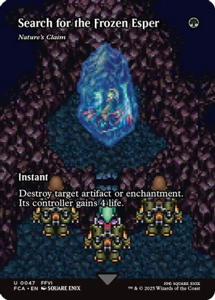 Nature's Claim  (FCA-047) - [FINAL FANTASY: Through the Ages] / Search for the Frozen Esper (Borderless) - Trinity Hobby
