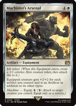 Machinist's Arsenal  [Foil]  (FIN-023) - [FINAL FANTASY] - Trinity Hobby