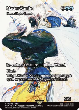 Venser, Shaper Savant  (FCA-006) - [FINAL FANTASY: Through the Ages] / Master Xande (Borderless) - Trinity Hobby