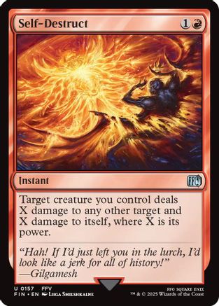 Self-Destruct  [Foil]  (FIN-157) - [FINAL FANTASY] - Trinity Hobby