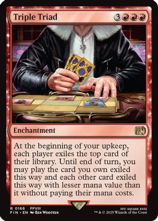 Triple Triad  [Foil]  (FIN-166) - [FINAL FANTASY]: (enchantment) - Trinity Hobby
