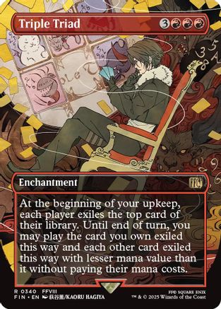 Triple Triad  (FIN-340) - [FINAL FANTASY]: (enchantment) (Borderless) - Trinity Hobby