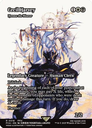 Tymna the Weaver  [Foil]  (FCA-018) - [FINAL FANTASY: Through the Ages] / Cecil Harvey (Borderless) - Trinity Hobby