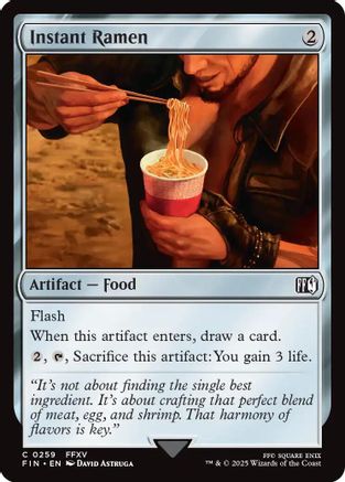 Instant Ramen  [Foil]  (FIN-259) - [FINAL FANTASY] - Trinity Hobby