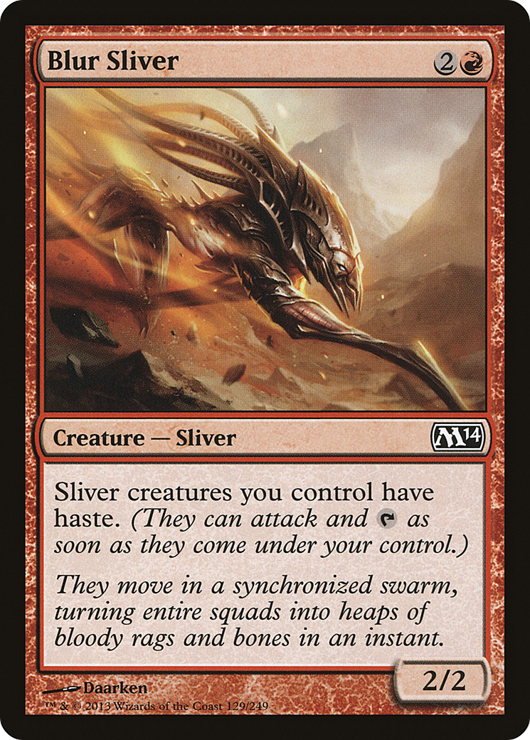 Blur Sliver [Magic 2014] - Trinity Hobby