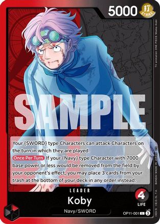 Koby (001) (OP11-001) - [A Fist of Divine Speed] - Trinity Hobby