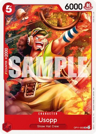 Usopp (OP11-003) - [A Fist of Divine Speed] - Trinity Hobby