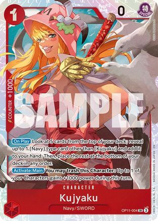 Kujyaku (OP11-004) - [A Fist of Divine Speed] Foil - Trinity Hobby