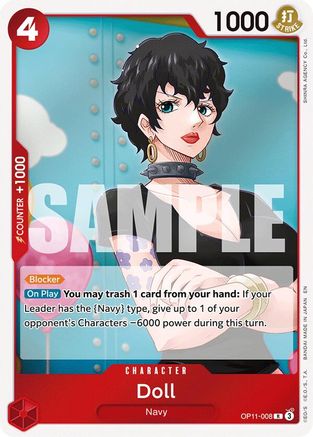 Doll (OP11-008) - [A Fist of Divine Speed] Foil - Trinity Hobby