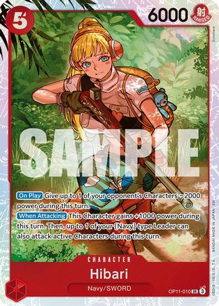 Hibari (OP11-010) - [A Fist of Divine Speed] Foil - Trinity Hobby