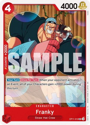 Franky (OP11-012) - [A Fist of Divine Speed] - Trinity Hobby