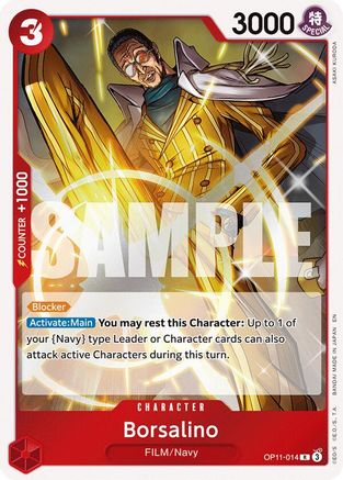 Borsalino (OP11-014) - [A Fist of Divine Speed] Foil - Trinity Hobby