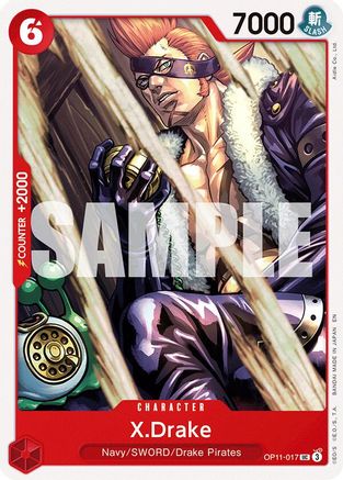 X.Drake (OP11-017) - [A Fist of Divine Speed] - Trinity Hobby
