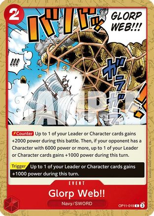 Glorp Web!! (OP11-019) - [A Fist of Divine Speed] - Trinity Hobby