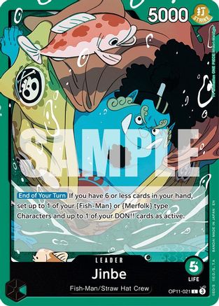 Jinbe (021) (OP11-021) - [A Fist of Divine Speed] - Trinity Hobby