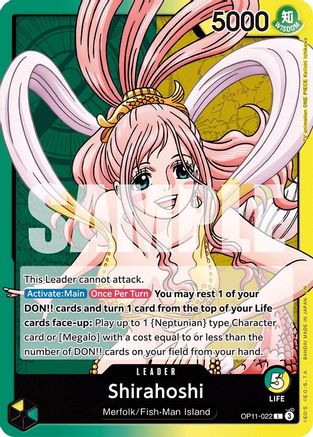 Shirahoshi (022) (OP11-022) - [A Fist of Divine Speed] - Trinity Hobby